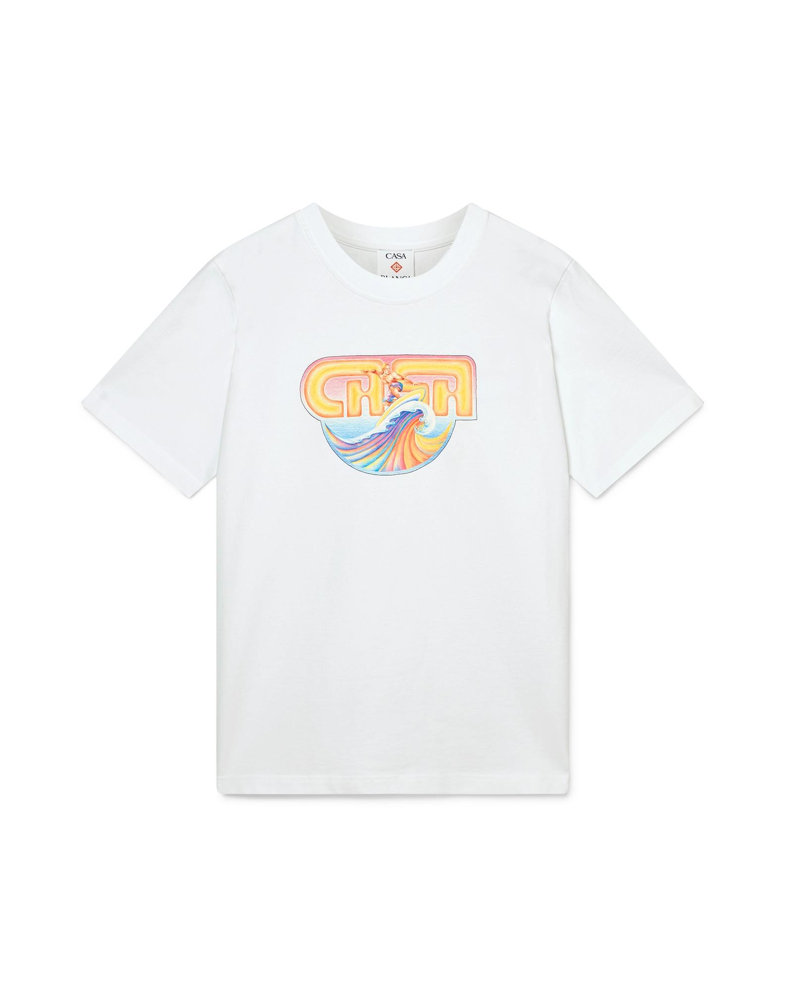 Casa Surf Short Sleeve T-Shirt by CASABLANCA