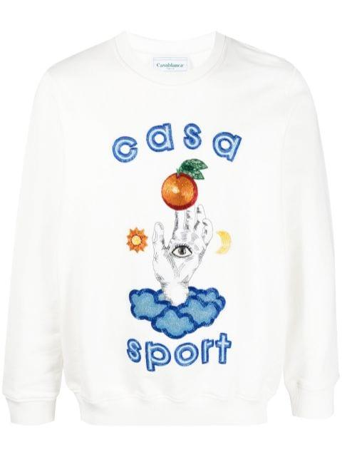 Casa Talisman crew neck sweatshirt by CASABLANCA