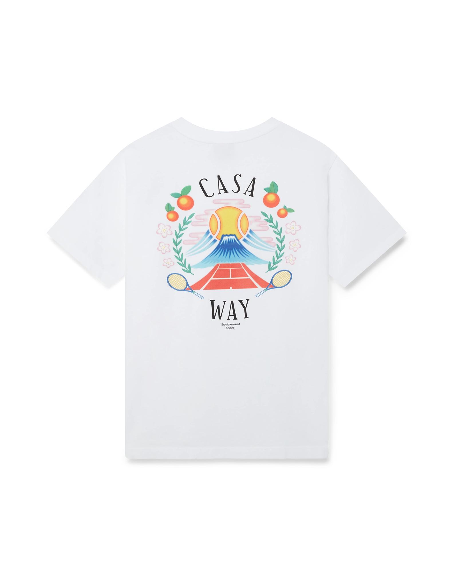 Casa Way Mountain Short Sleeve T-Shirt by CASABLANCA