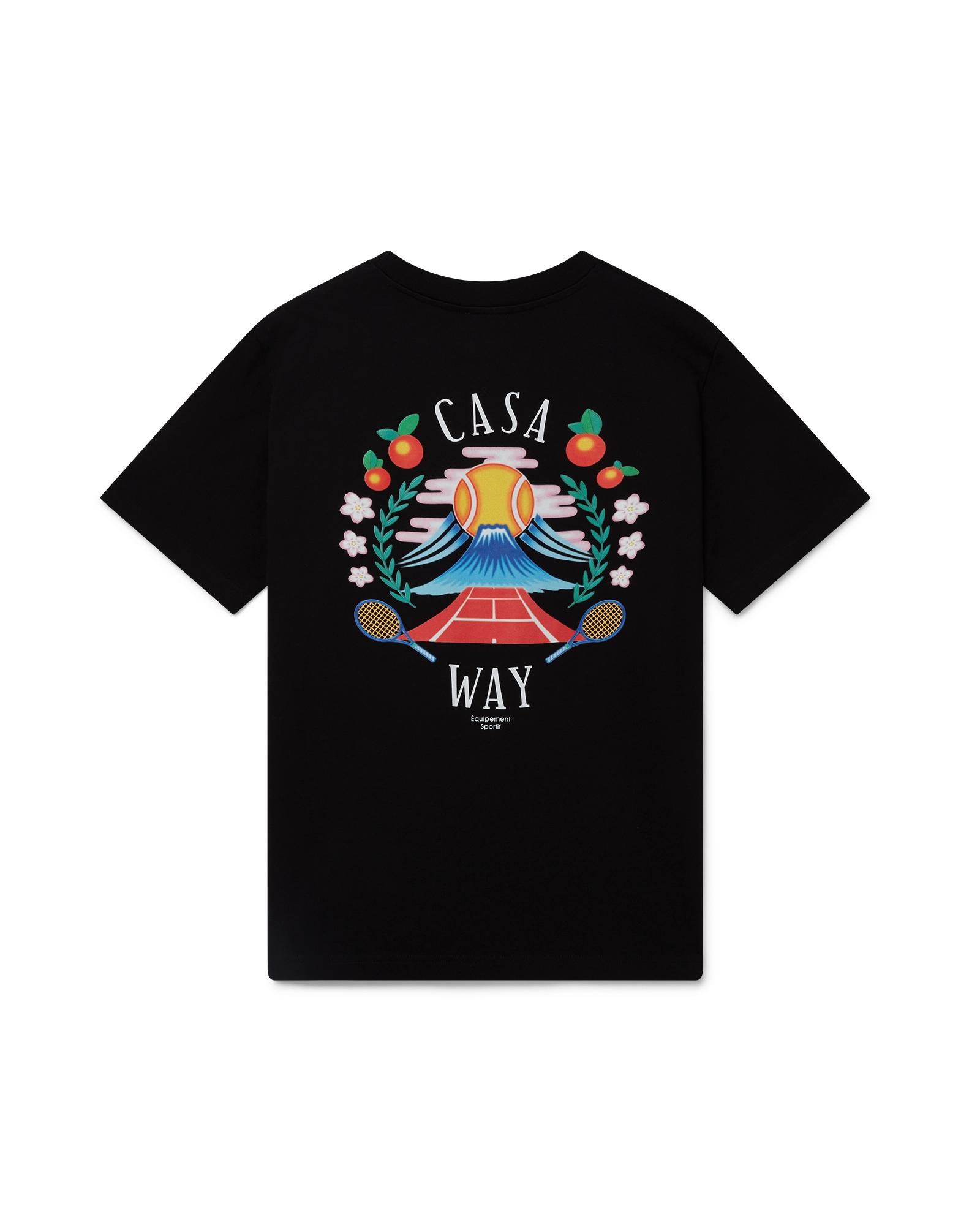 Casa Way Mountain Short Sleeve T-Shirt by CASABLANCA