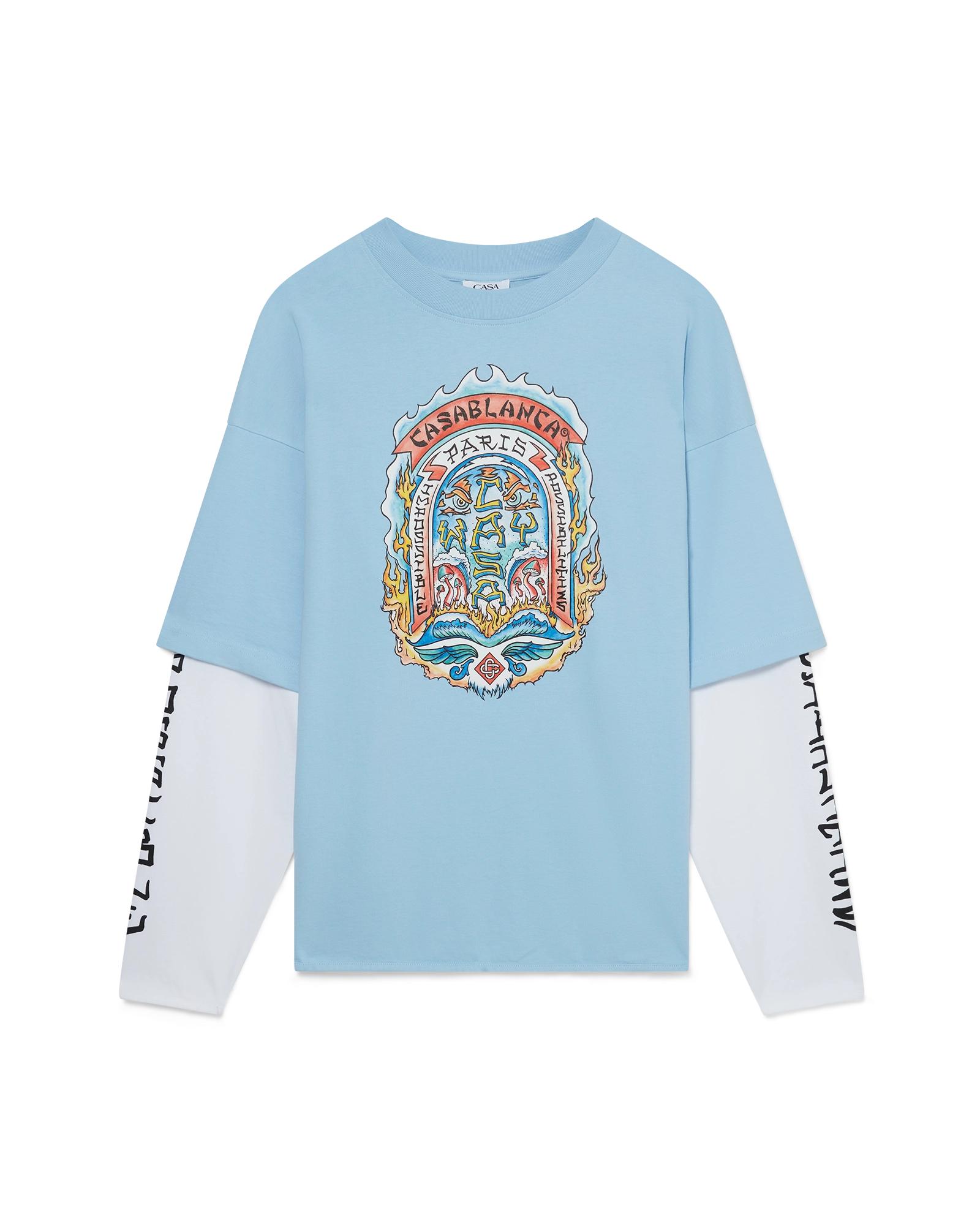 Casa Way Skate Double Layer T-Shirt by CASABLANCA