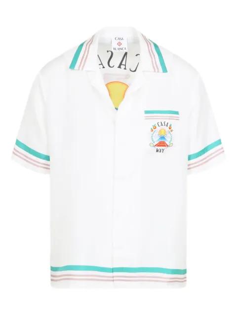 Casa Way printed silk shirt by CASABLANCA