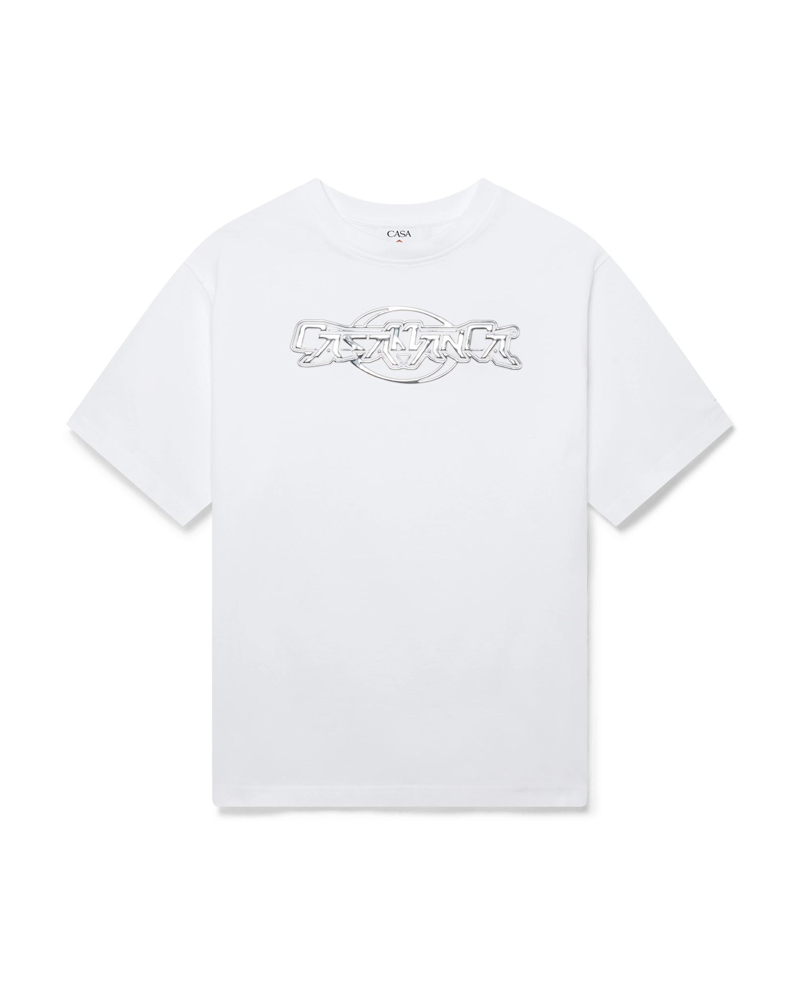 Casablanca Chrome Oversized Short Sleeve T-Shirt by CASABLANCA