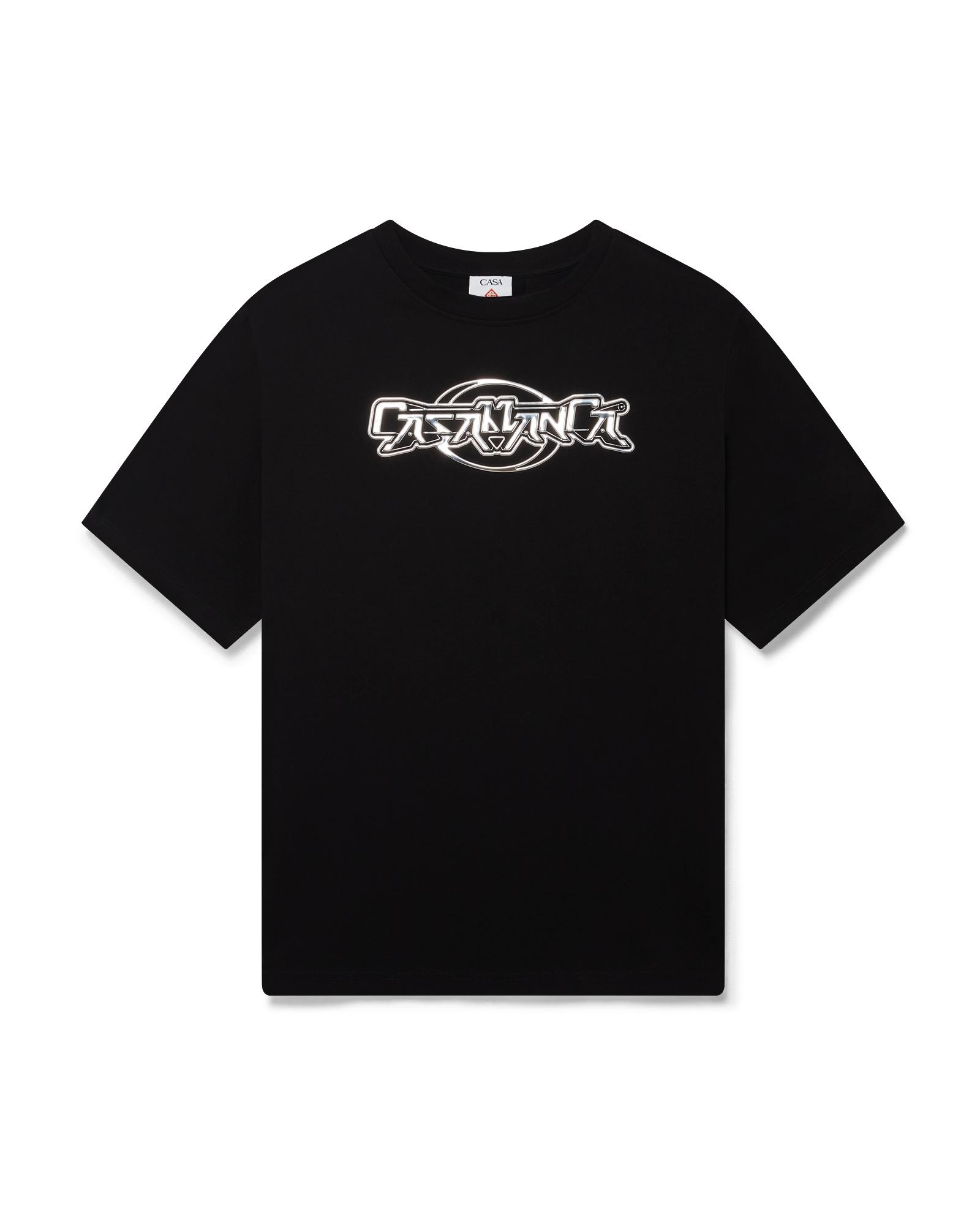 Casablanca Chrome Oversized Short Sleeve T-Shirt by CASABLANCA