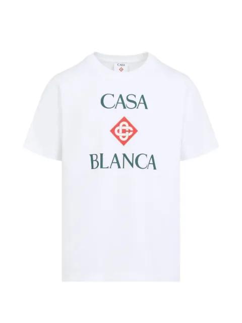 Casablanca Diamond logo-print T-shirt by CASABLANCA
