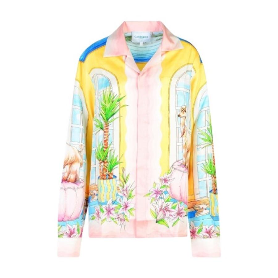 Casablanca Ladies Apartement Dans Les Airs Printed Shirt by CASABLANCA