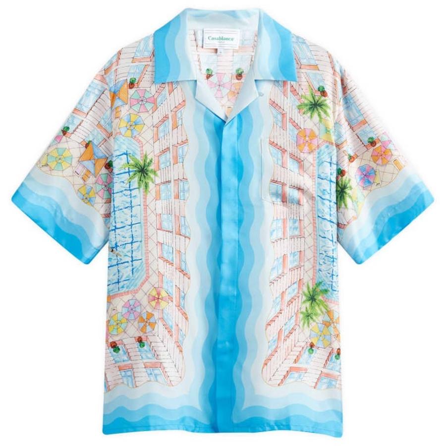 Casablanca Ladies Le Plongeon Silk Shirt by CASABLANCA