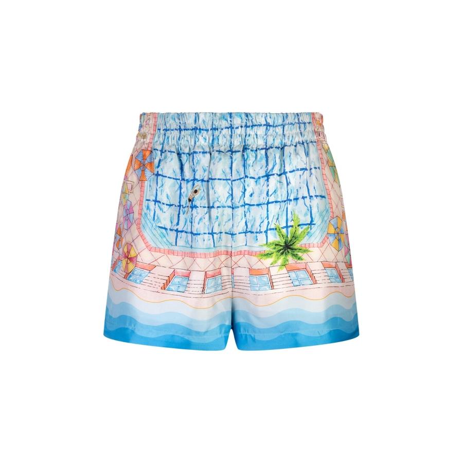 Casablanca Ladies Le Plongeon Silk Shorts by CASABLANCA