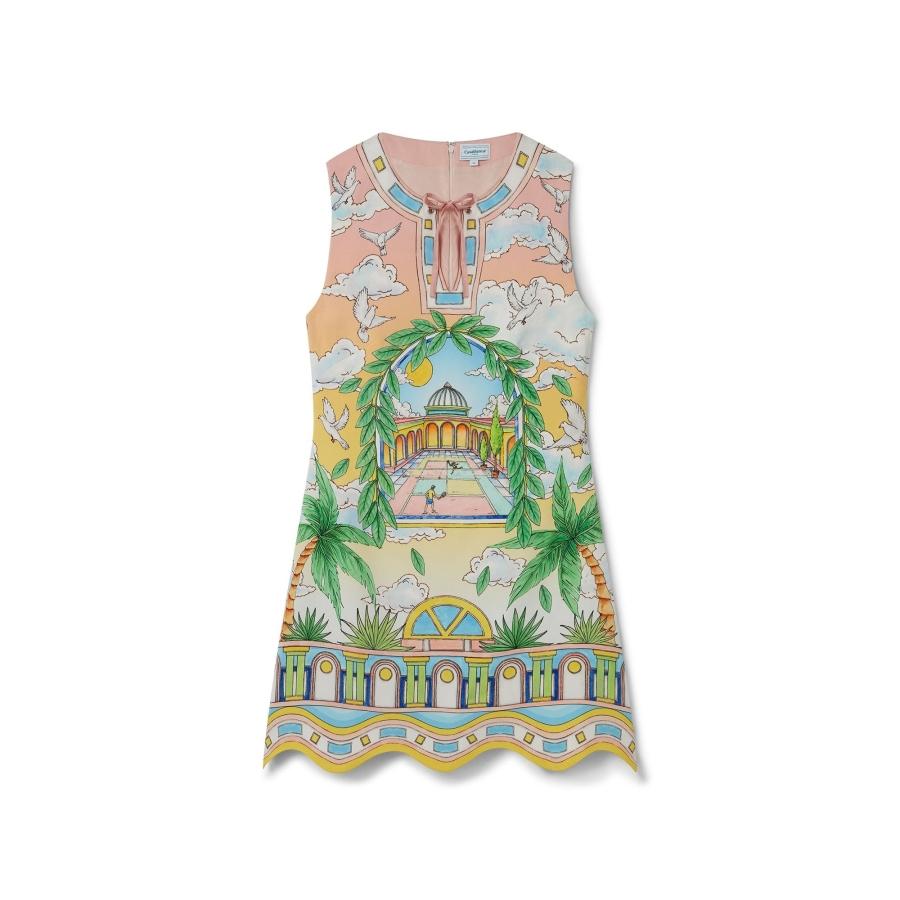 Casablanca Ladies Paysage Ideal Short Cocktail Dress by CASABLANCA