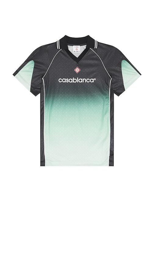 Casablanca Unisex Football Top in Green by CASABLANCA