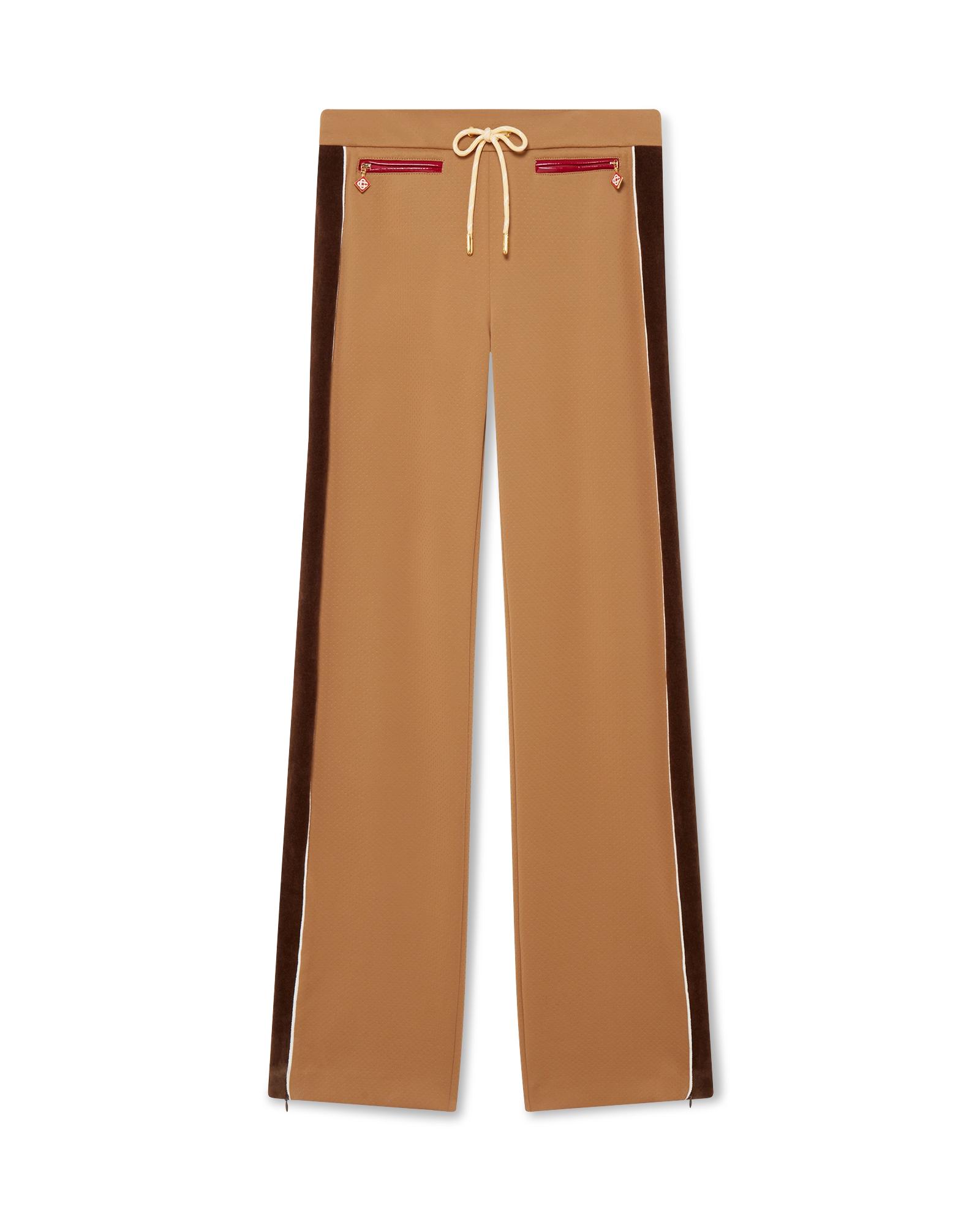 Chenille Panelled Track Pants by CASABLANCA