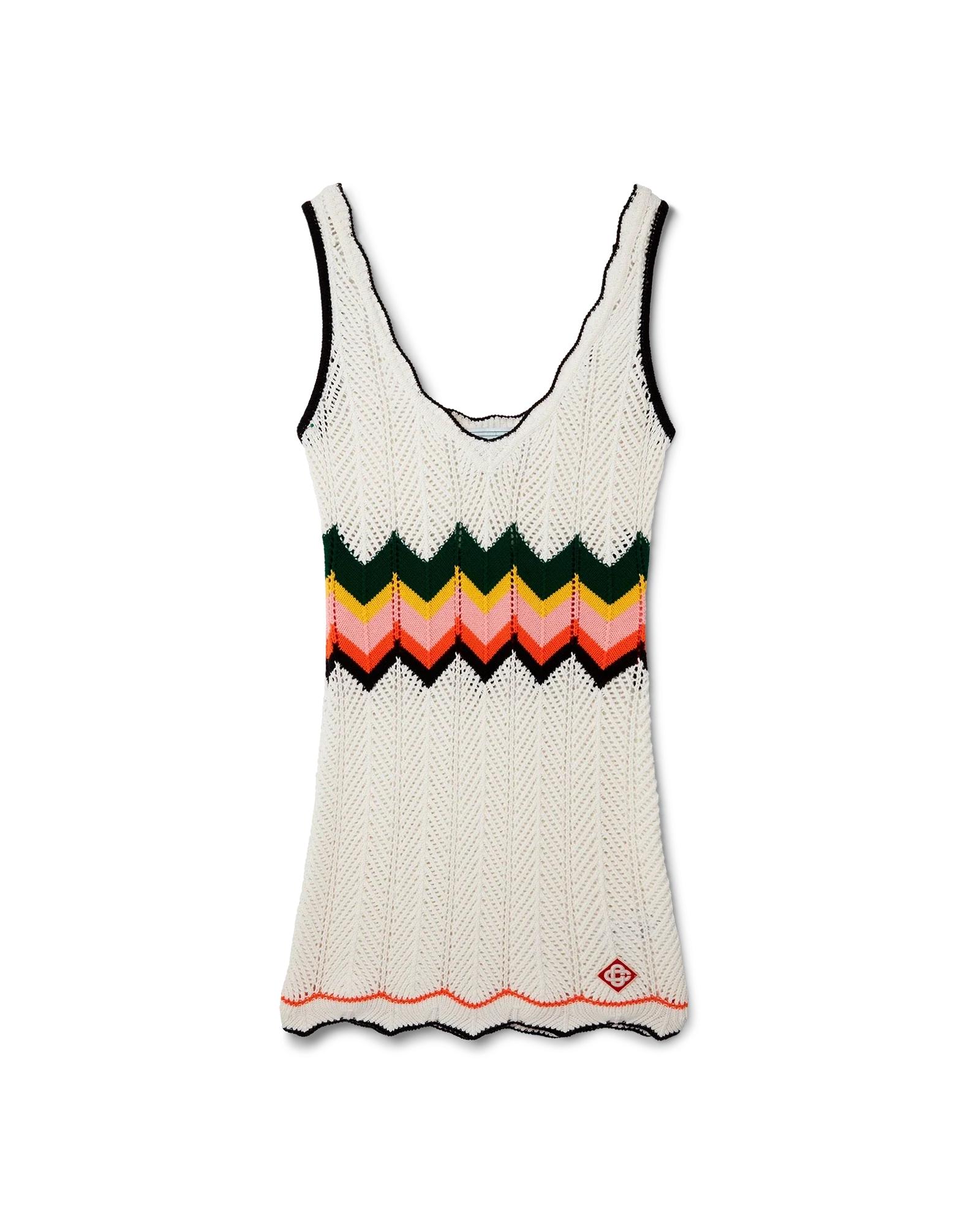 Chevron Lace Dress by CASABLANCA