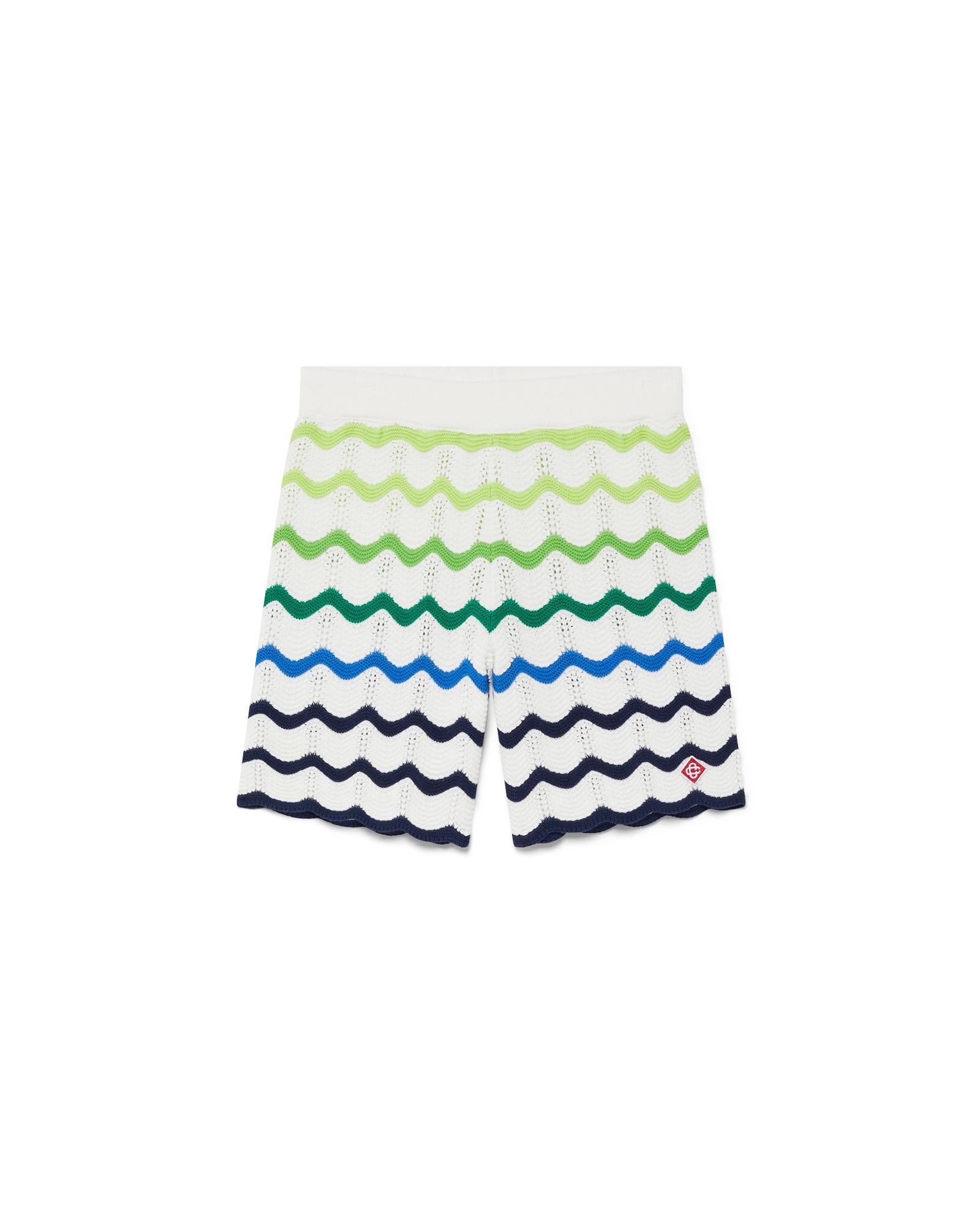 Children&#39;s Gradient Wave Knit Shorts by CASABLANCA