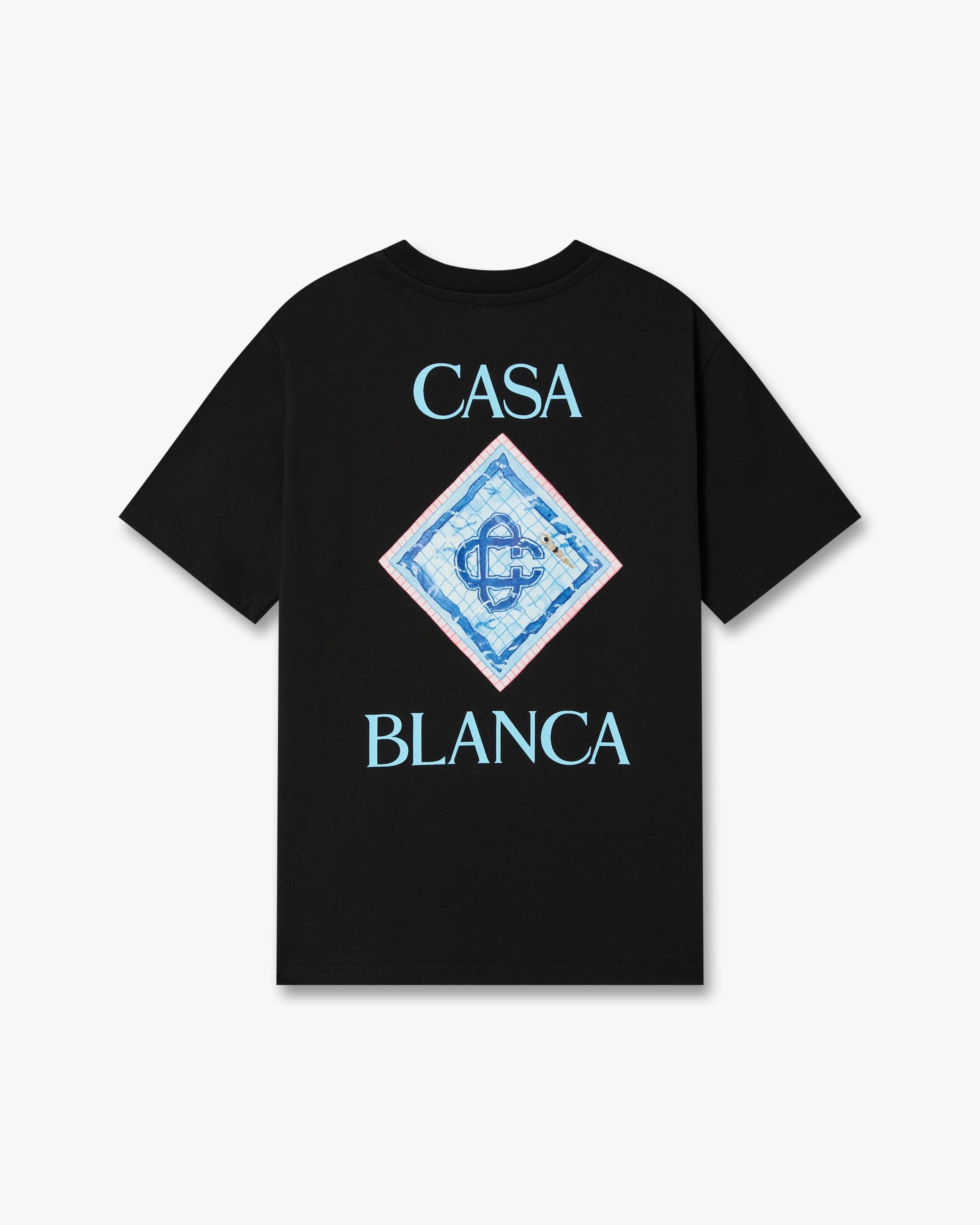 Children's Pool Black Short Sleeve T-Shirt by CASABLANCA