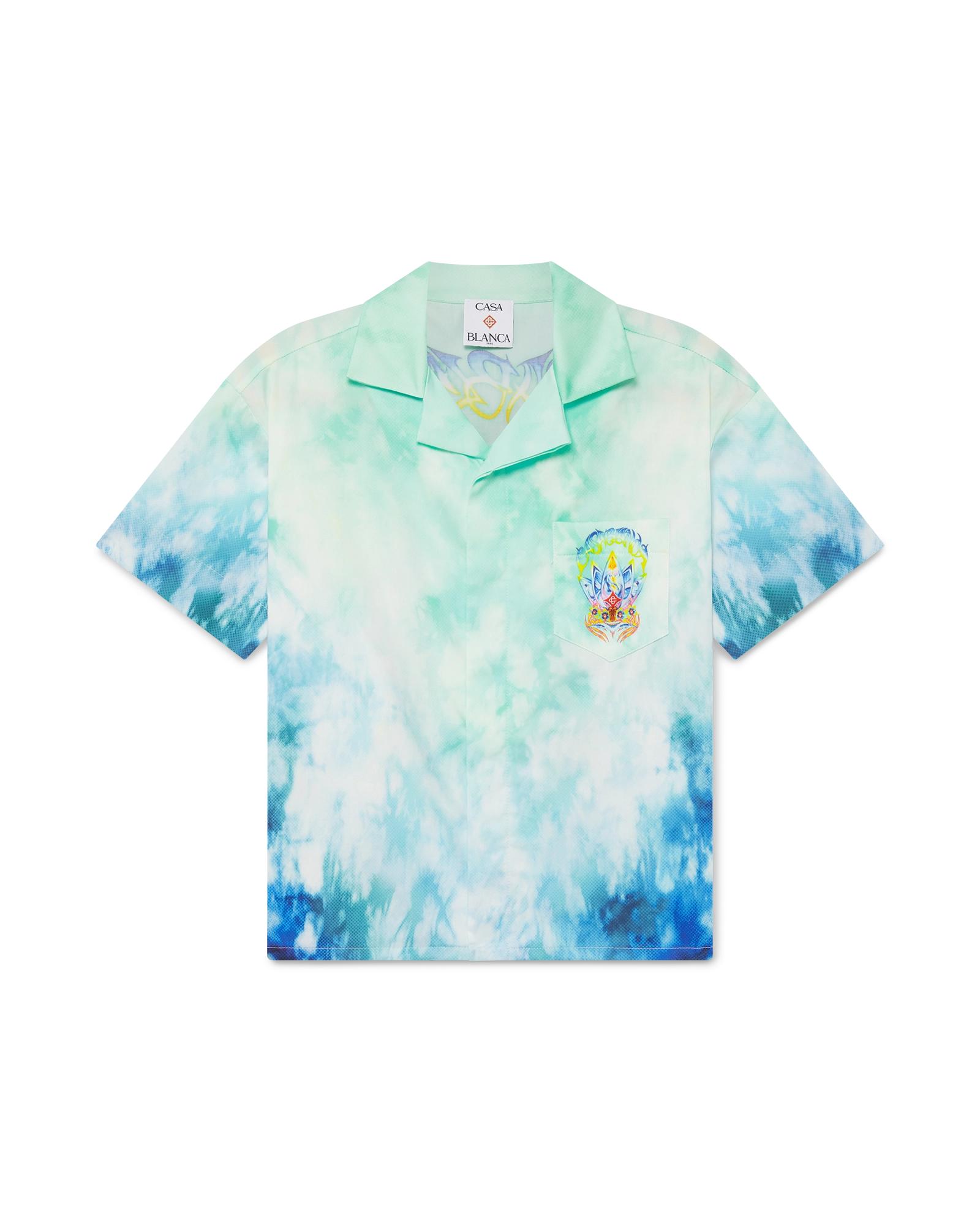 Children's Surf Lotus Short Sleeve Shirt by CASABLANCA