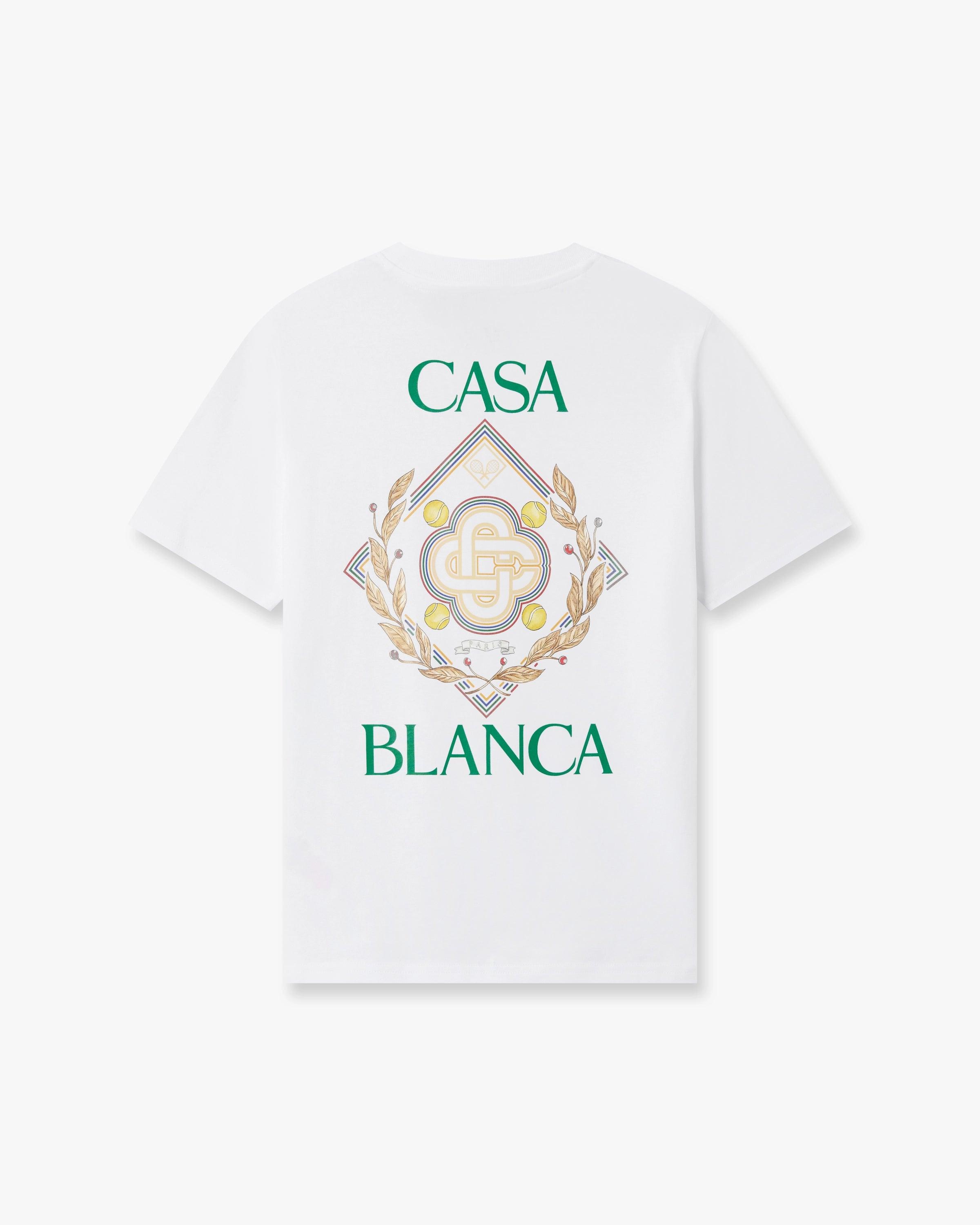 Children's White Championship Short Sleeve T-Shirt by CASABLANCA