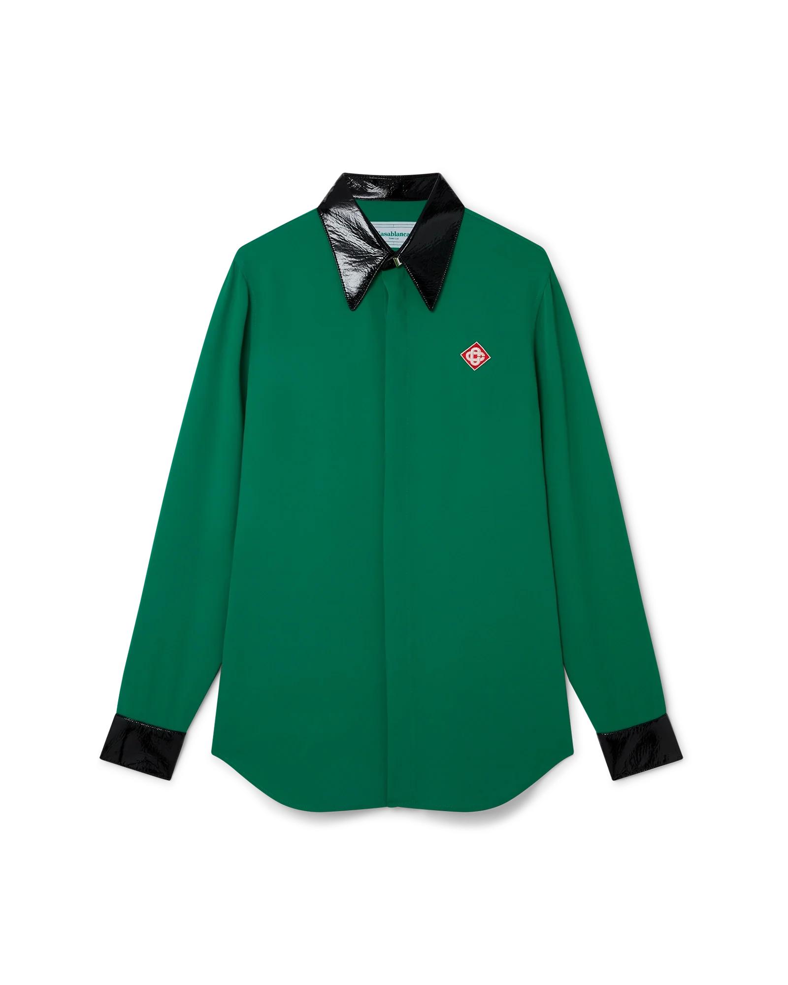 Collared Long Sleeve Shirt by CASABLANCA