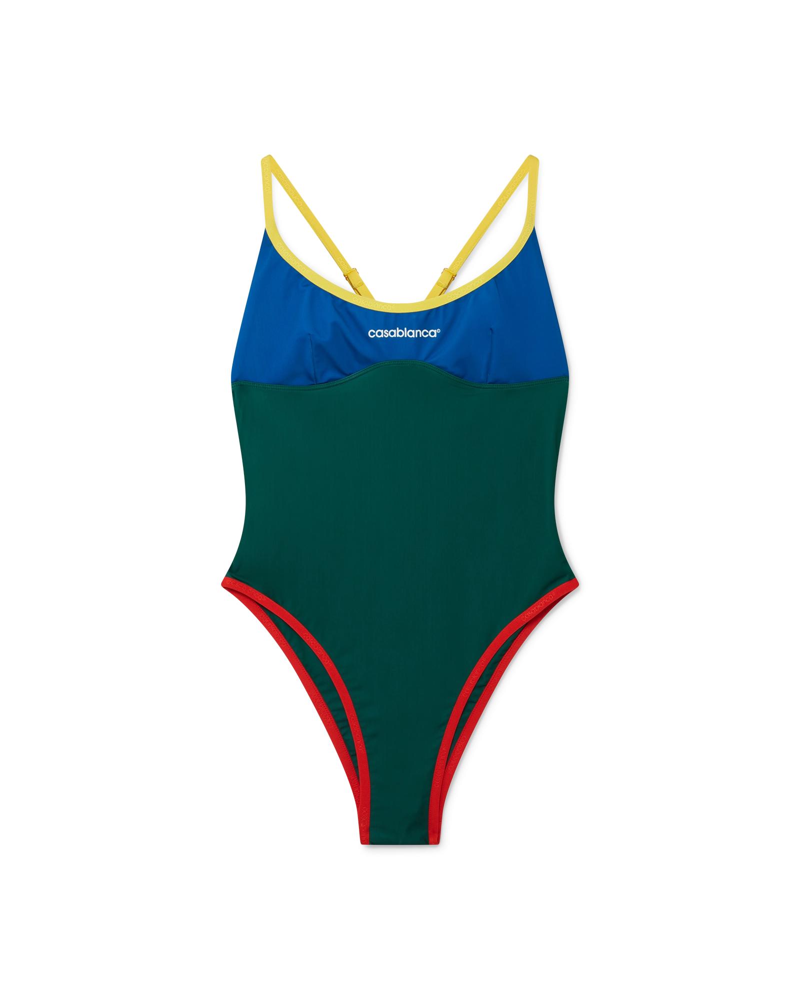 Colourblock Swimsuit by CASABLANCA