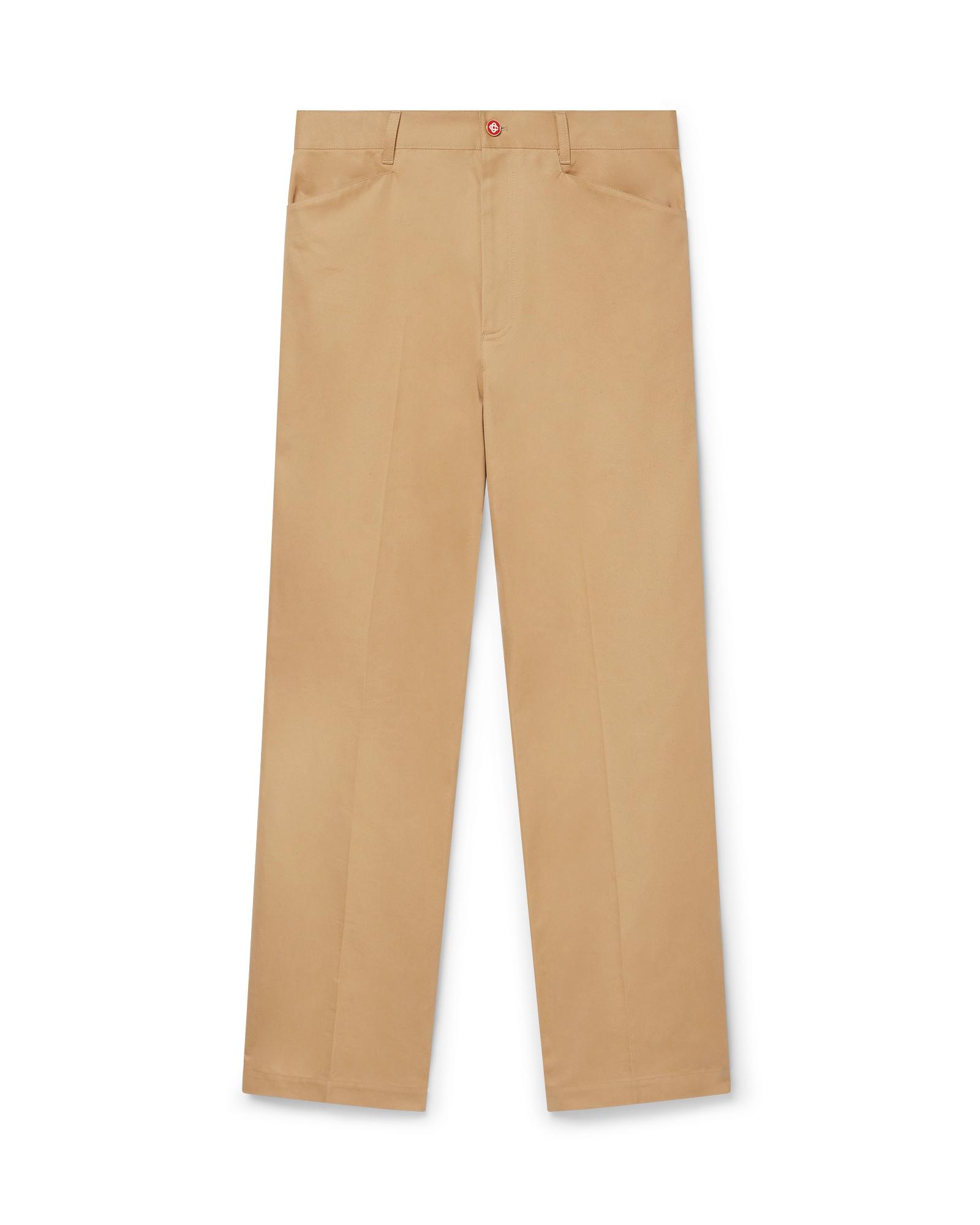 Cotton Chino Trousers by CASABLANCA