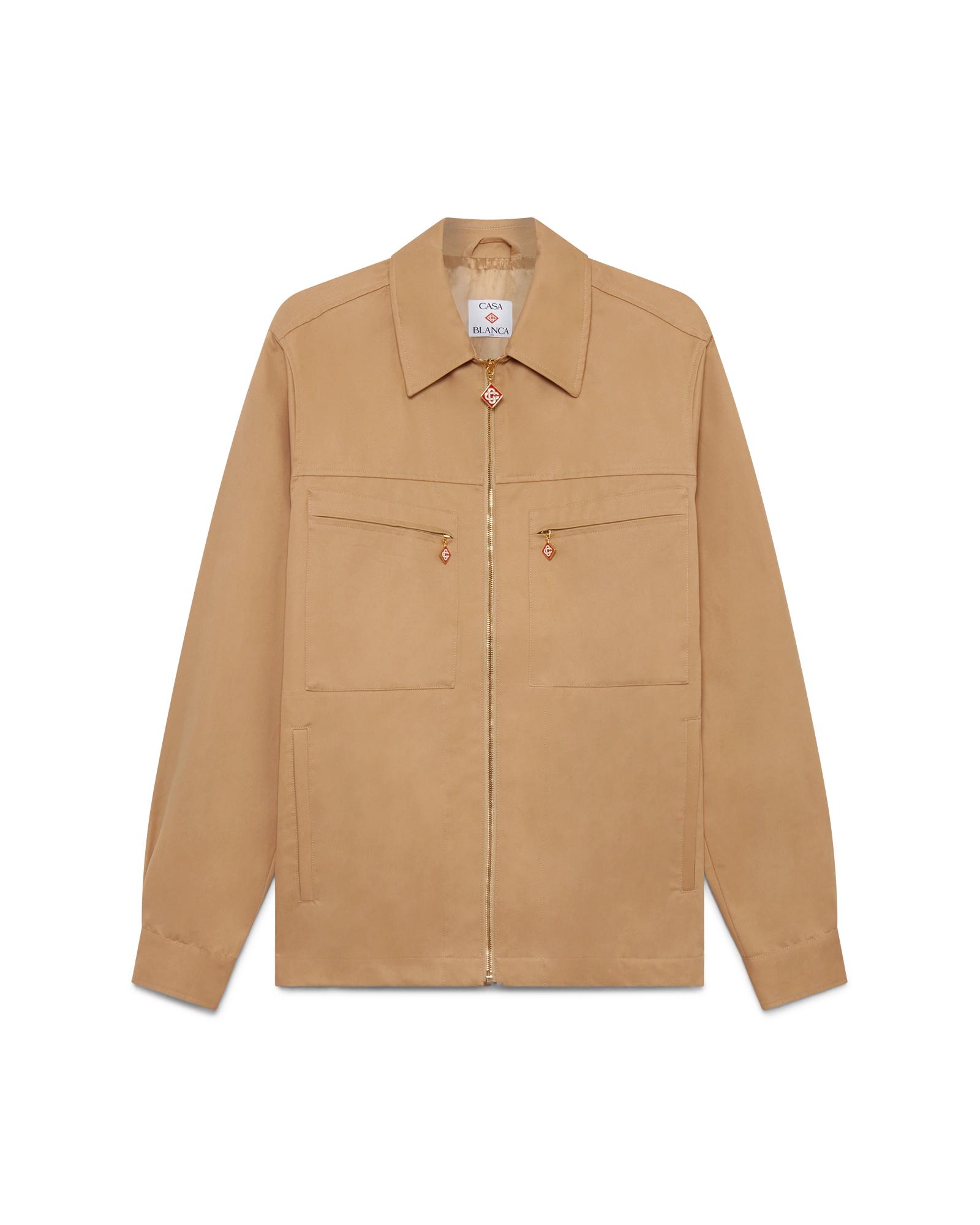 Cotton Zip Jacket by CASABLANCA