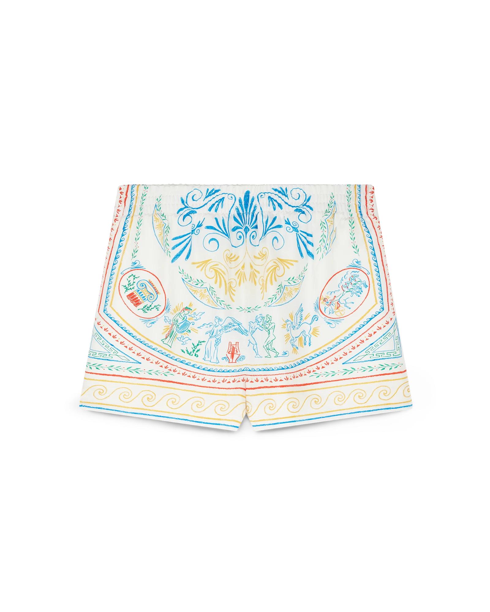 Crayon Vase Silk Shorts by CASABLANCA