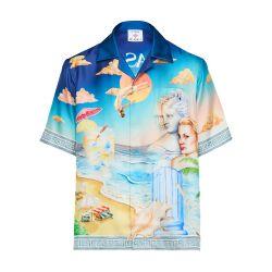 Cuban collar short-sleeved shirt by CASABLANCA