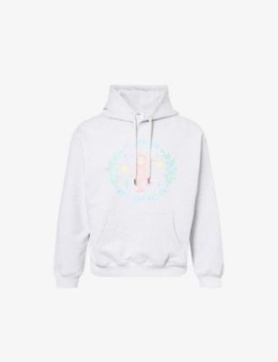 Dance Joy Printed Cotton Hoody by CASABLANCA