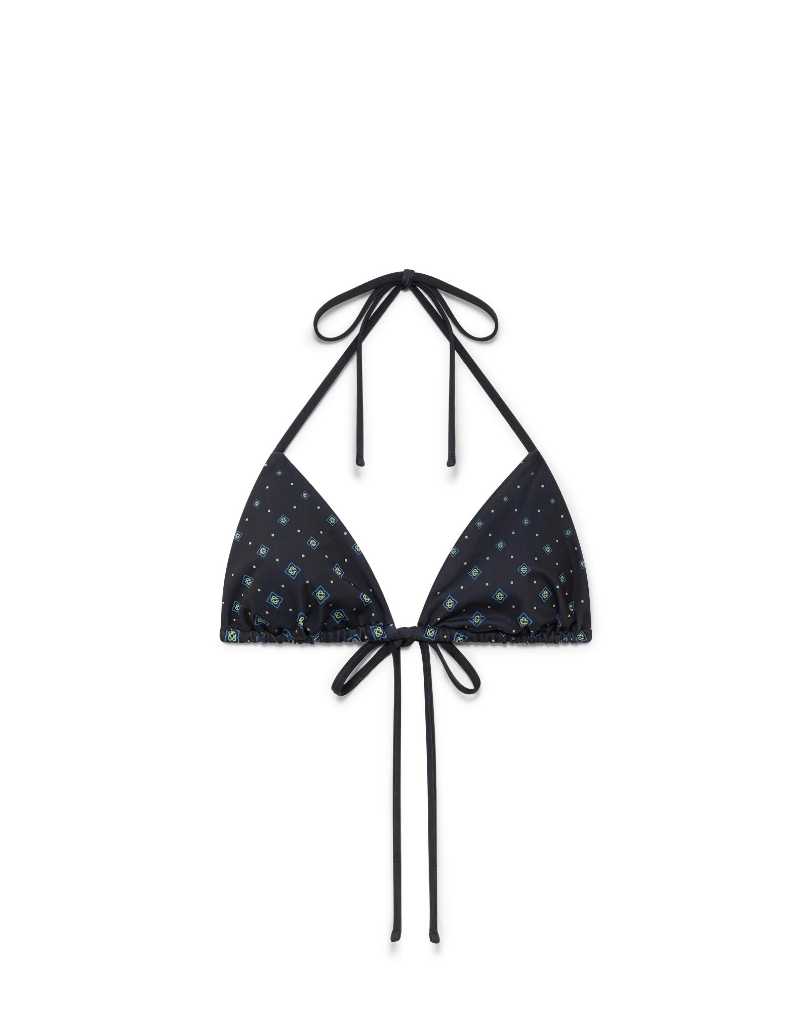Degrade Monogram Bikini Top by CASABLANCA