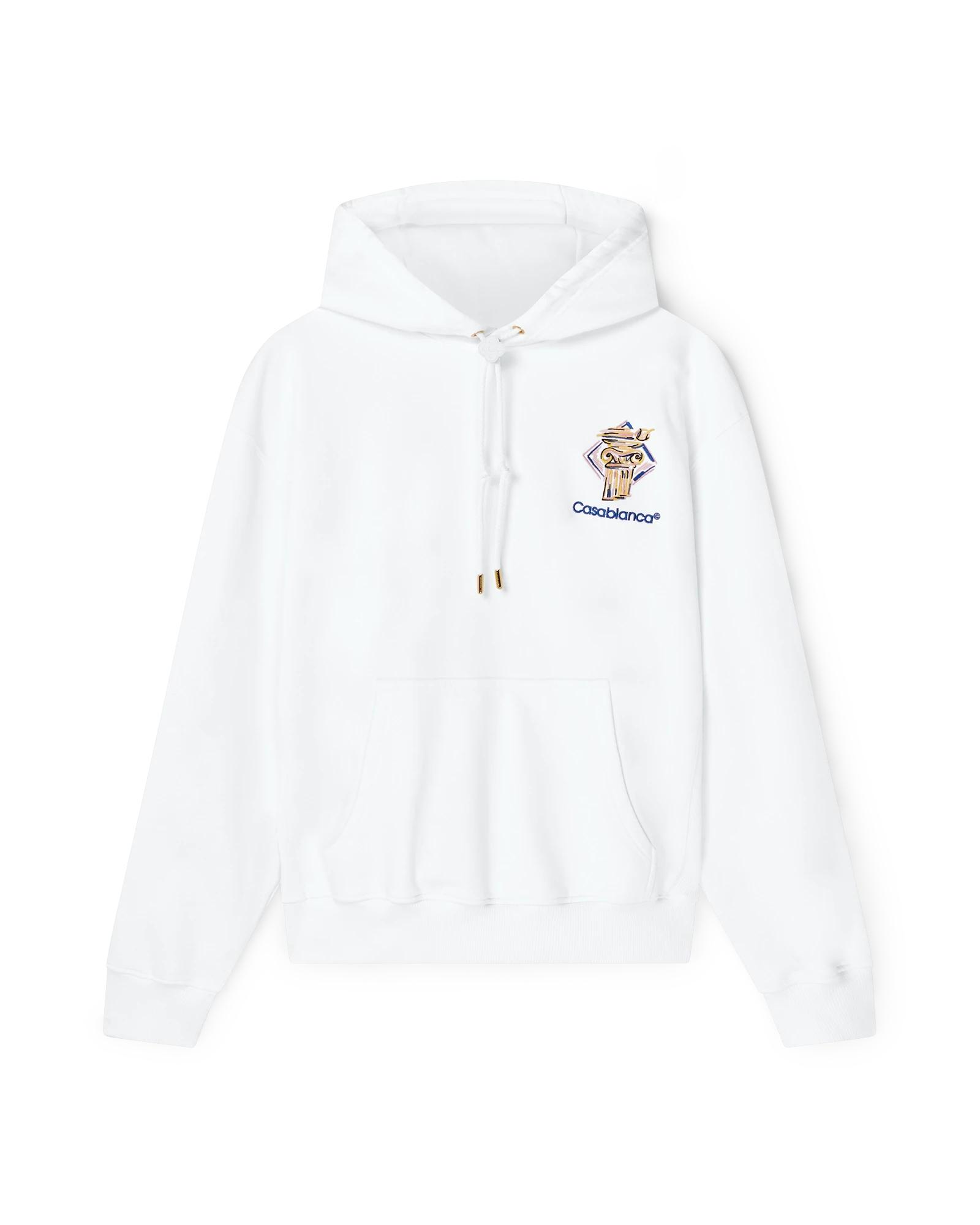 Diamond Column Hooded Sweatshirt by CASABLANCA