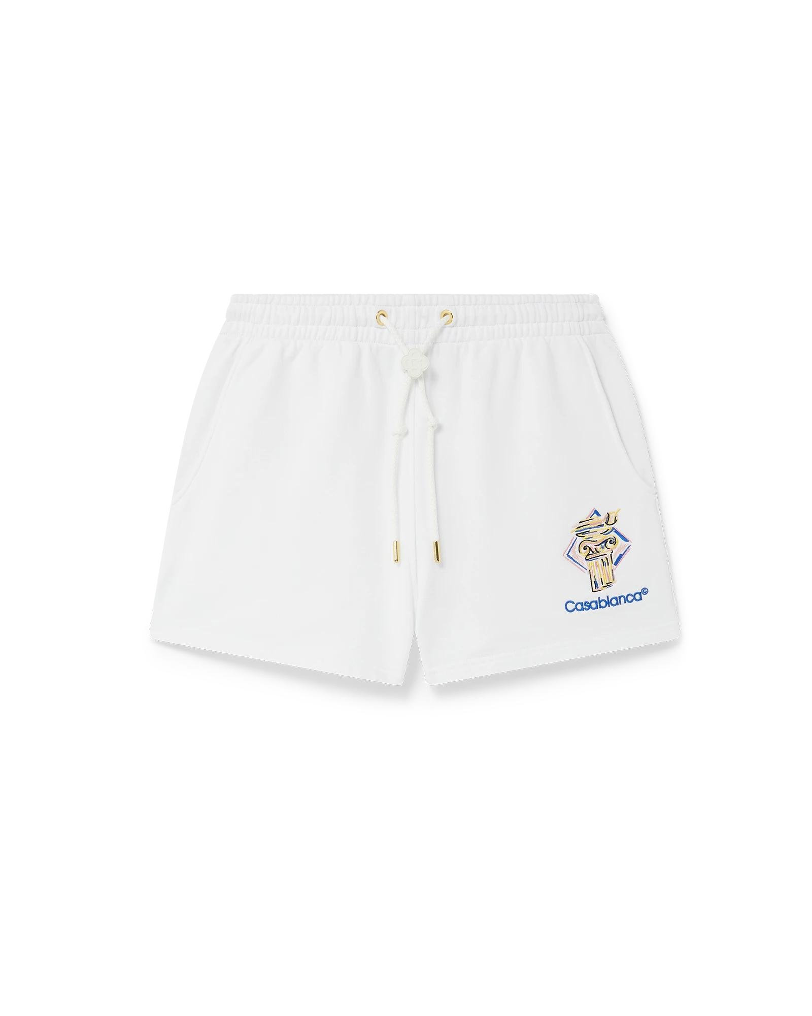 Diamond Column Sweatshorts by CASABLANCA