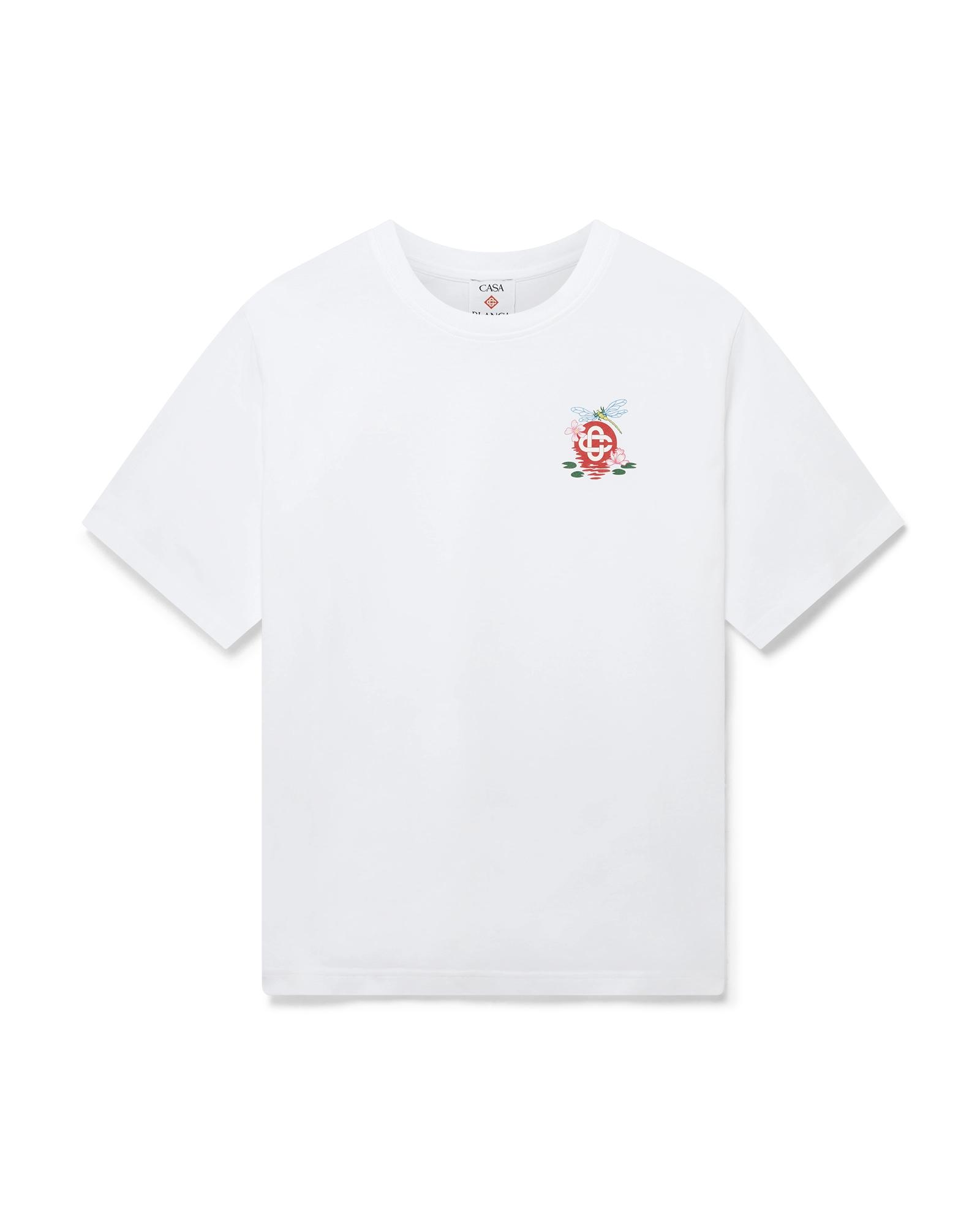 Dragonfly Floral Oversized Short Sleeve T-Shirt by CASABLANCA