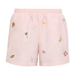 Embroidered motif swim shorts by CASABLANCA