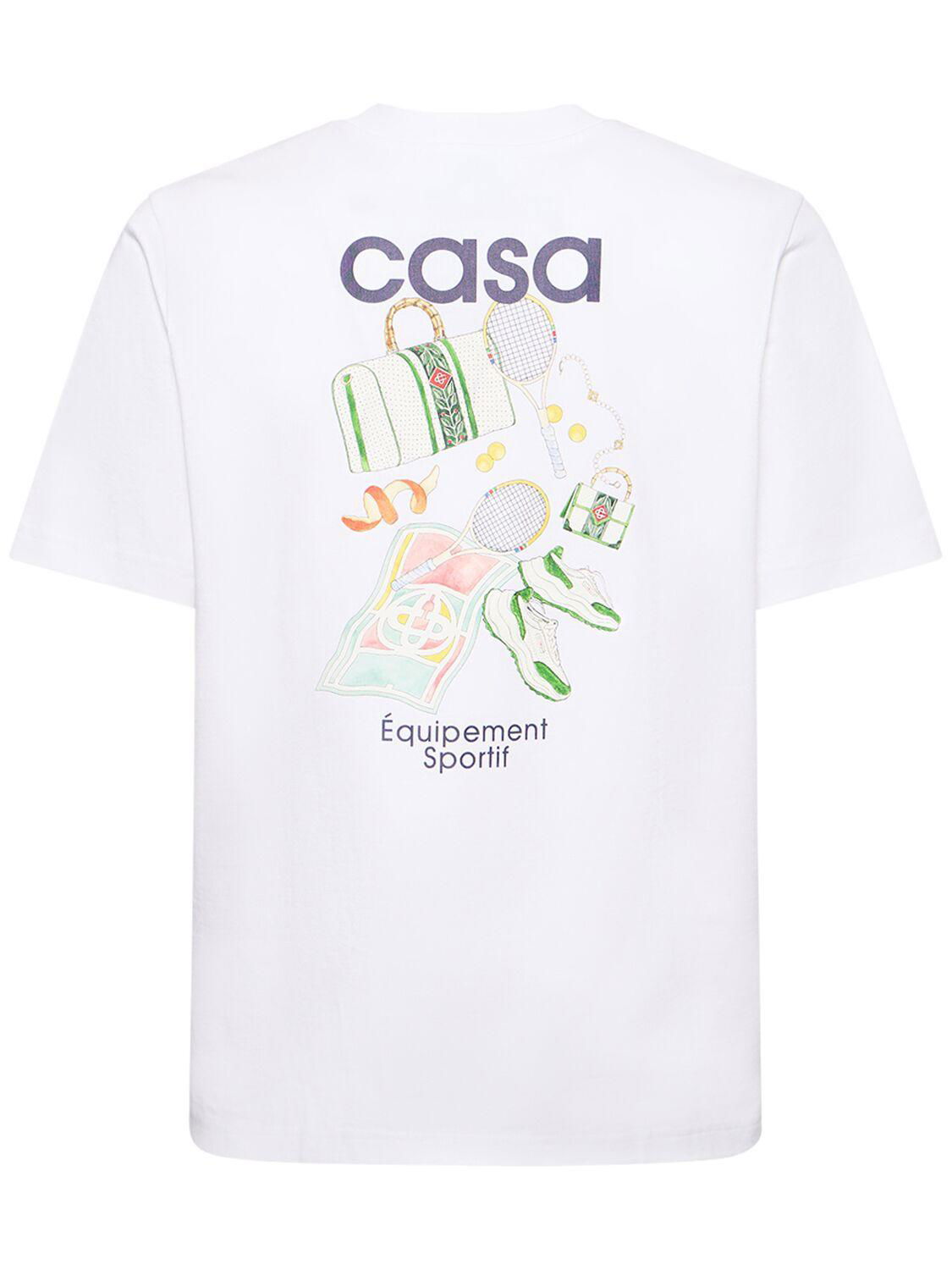 Equipement Sportif Cotton T-shirt by CASABLANCA