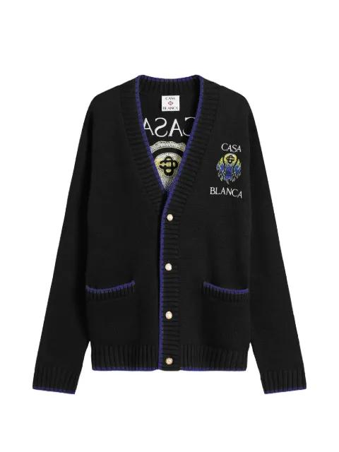 Flaming Tennis Ball cardigan by CASABLANCA
