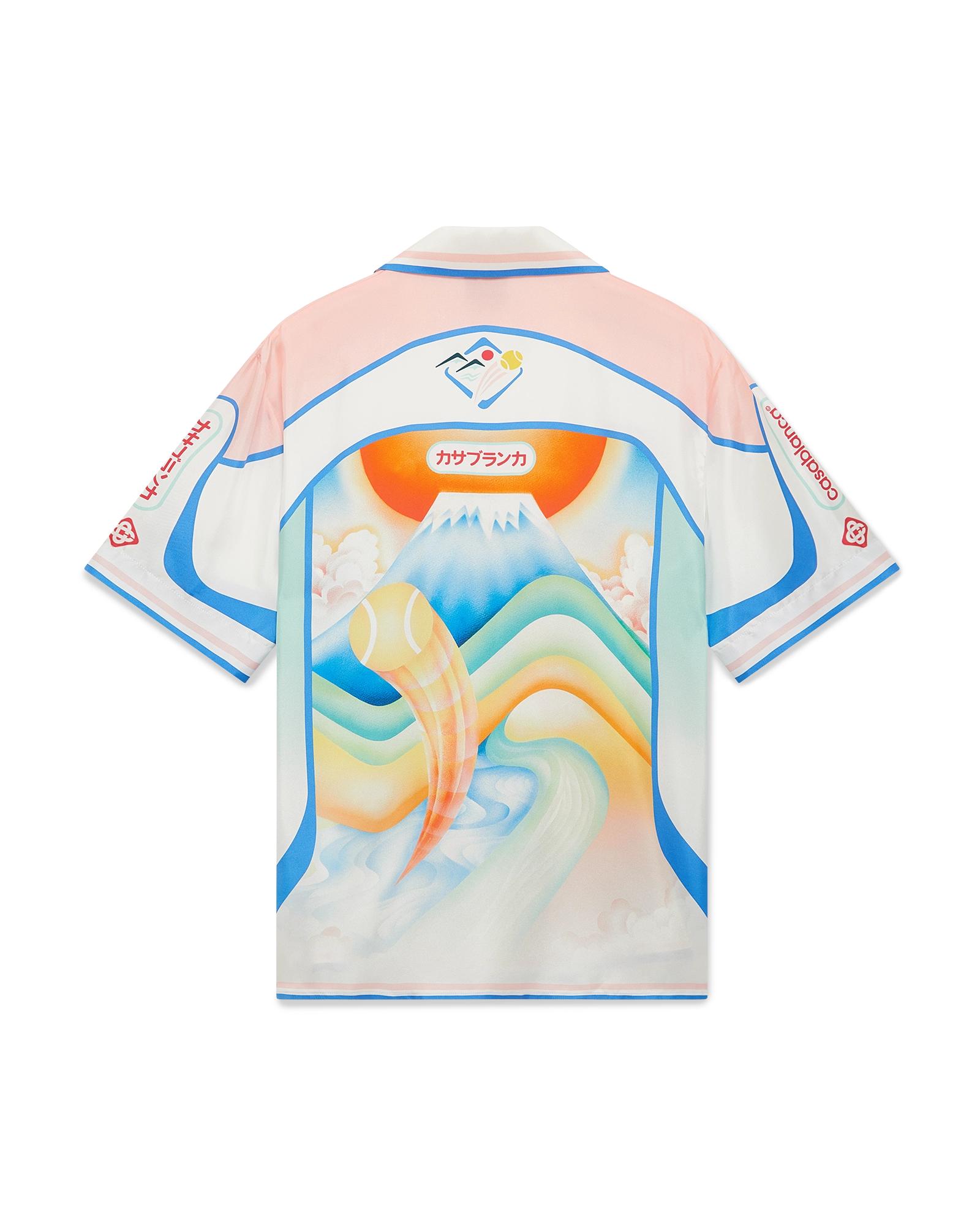 Fuji Dream Short Sleeve Silk Shirt by CASABLANCA