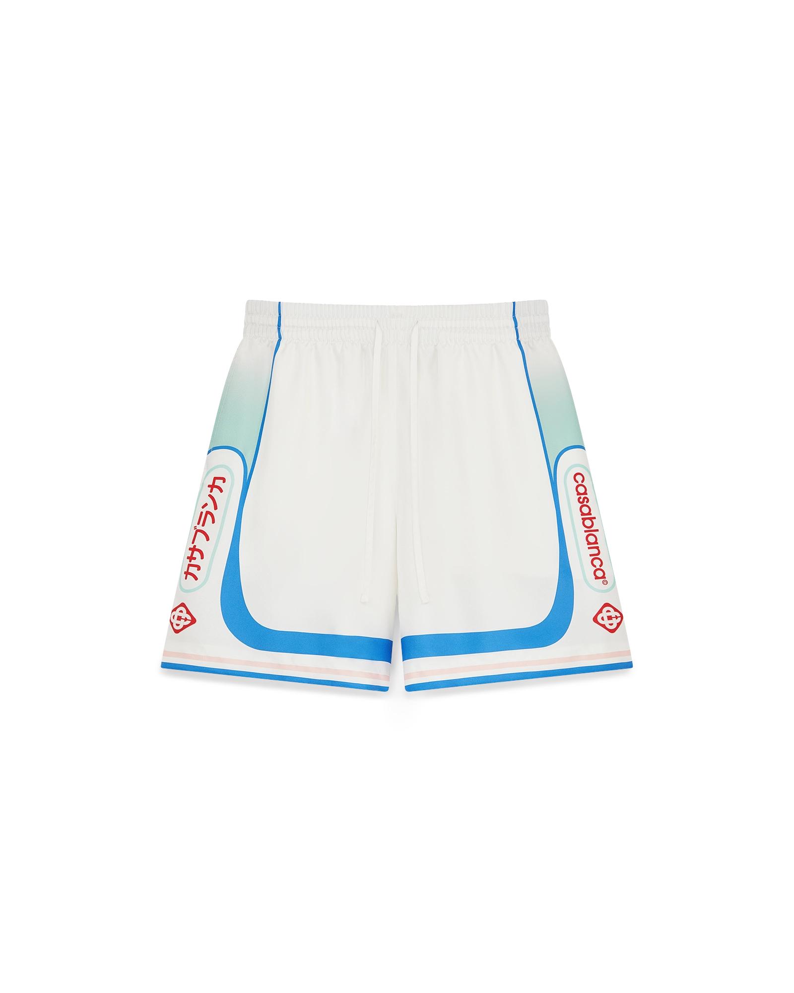 Fuji Dream Silk Shorts by CASABLANCA