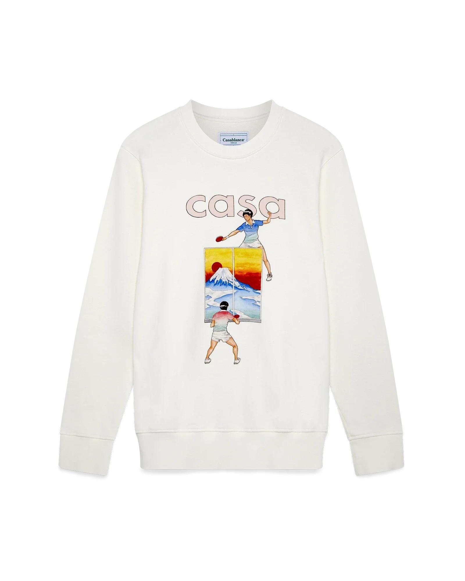 Fuji Ping Pong Sweatshirt by CASABLANCA