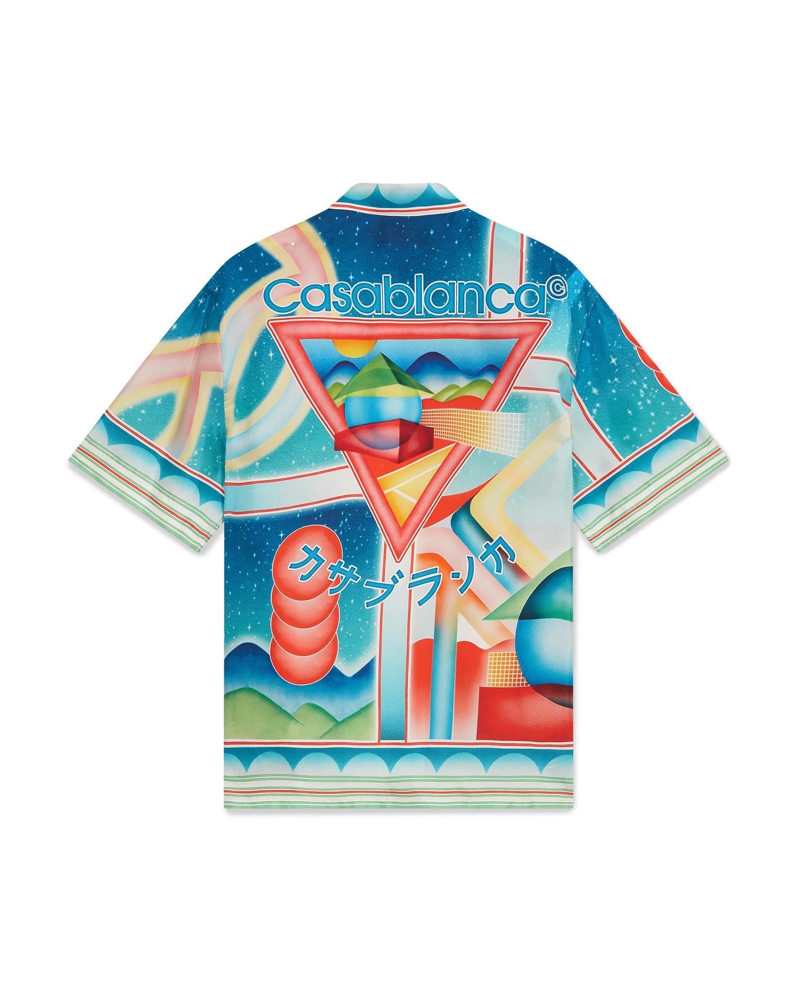 Galaxy Court Short Sleeve Silk Shirt by CASABLANCA