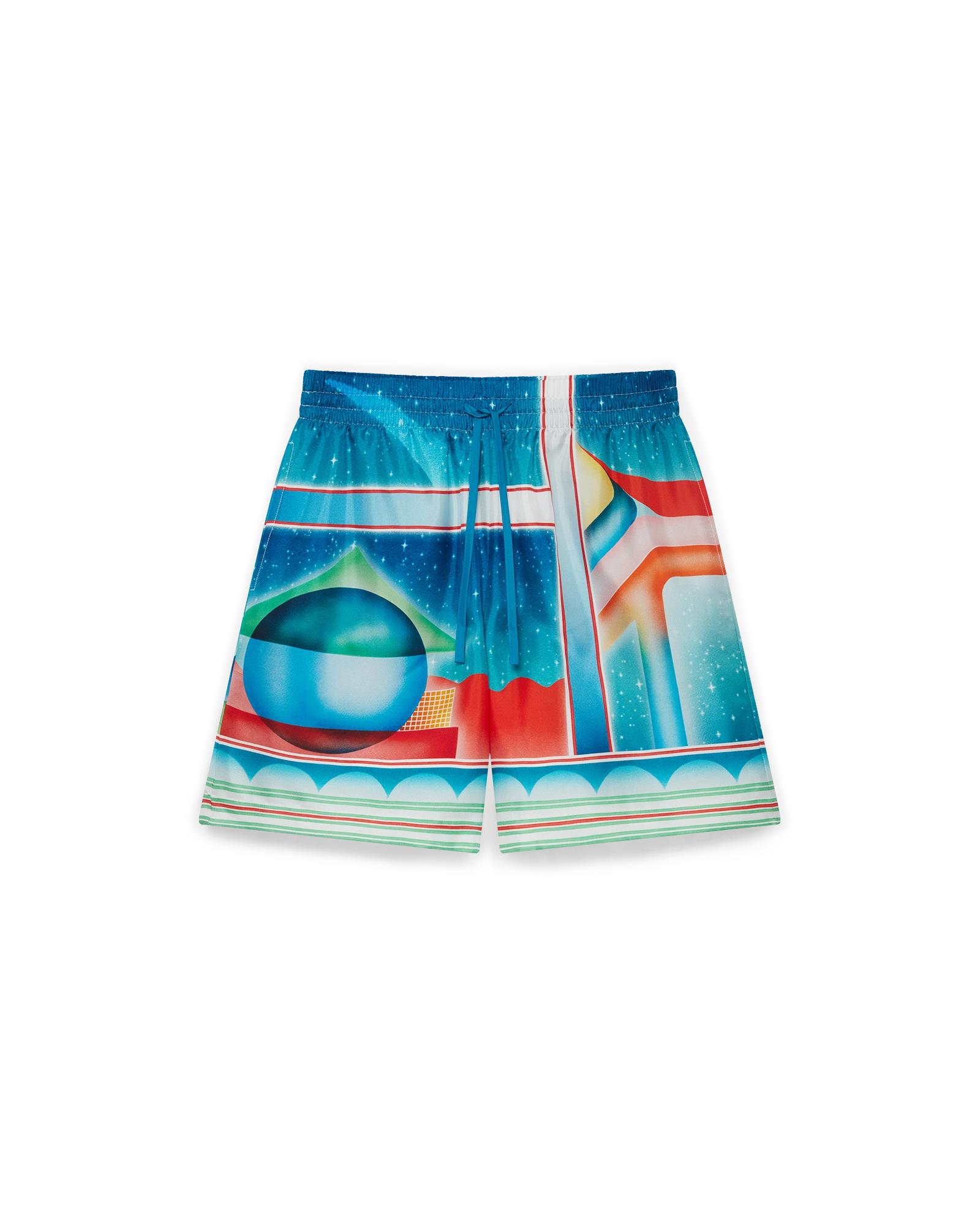 Galaxy Court Silk Shorts by CASABLANCA