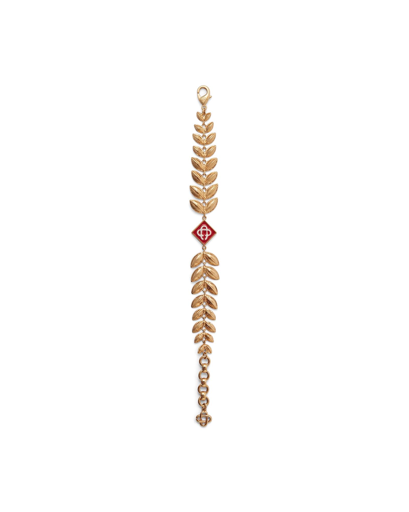 Gold Laurel Leaf Bracelet by CASABLANCA