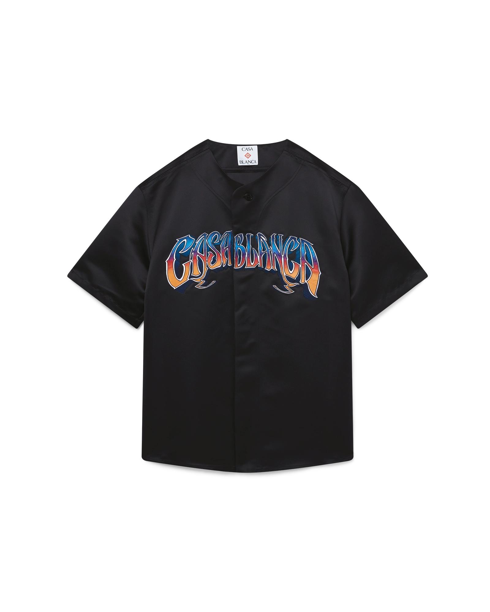 Gothic Baseball Short Sleeve Shirt by CASABLANCA