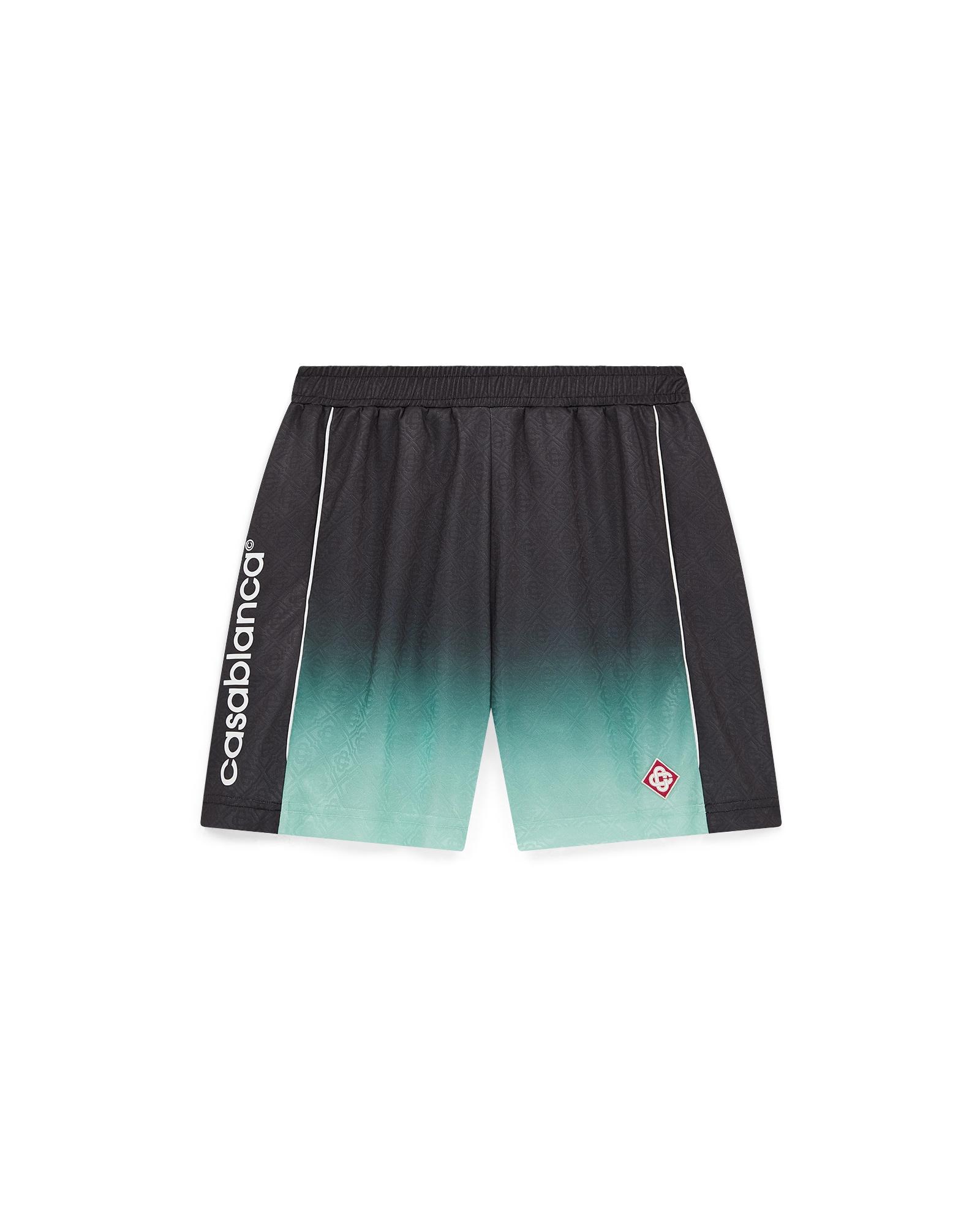 Gradient Monogram Jacquard Football Shorts by CASABLANCA