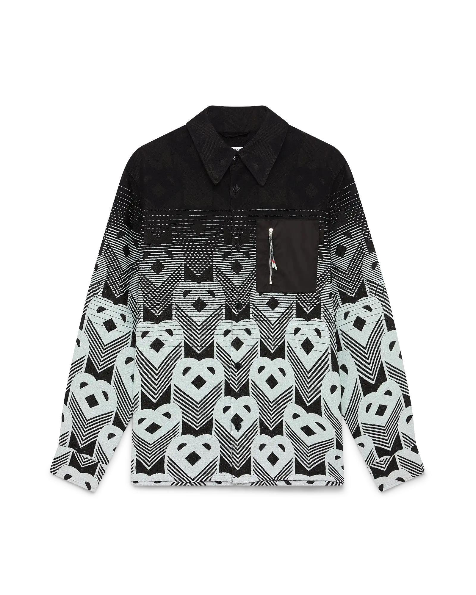 Gradient Monogram Shacket by CASABLANCA