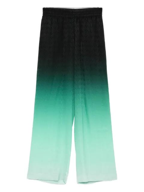 Gradient Ping Pong jacquard silk trousers by CASABLANCA