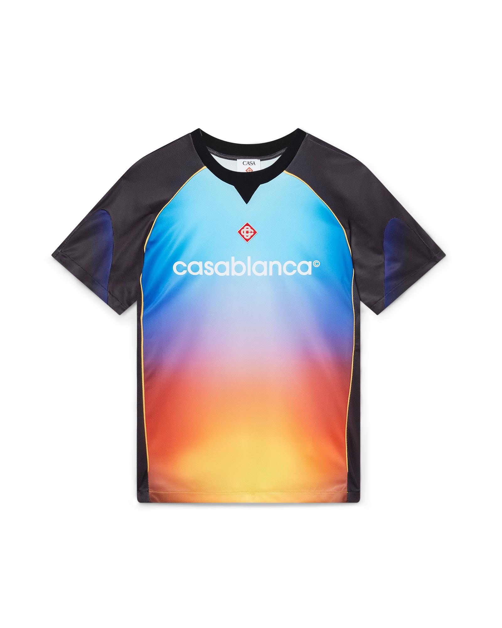 Gradient Short Sleeve Football Shirt by CASABLANCA