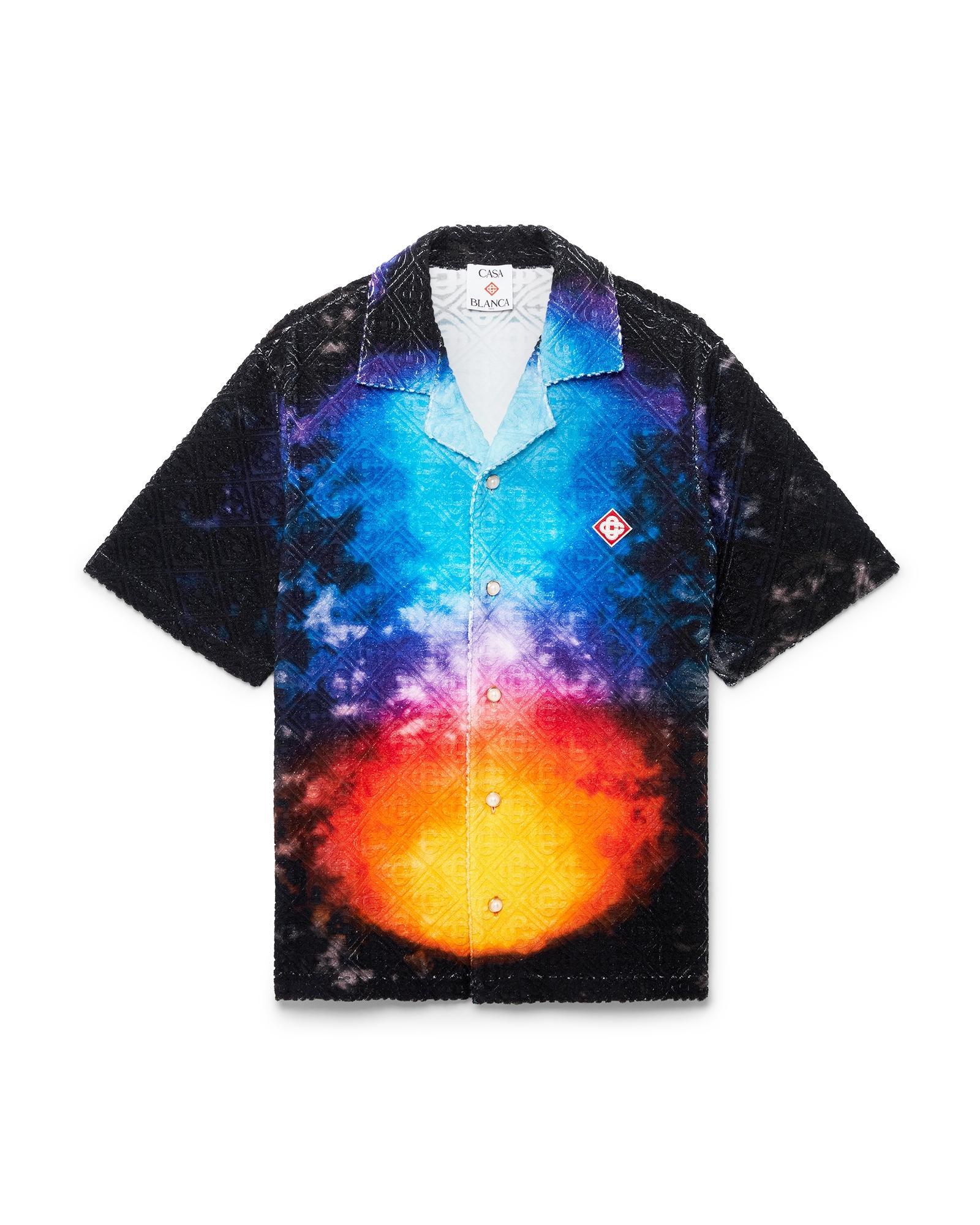 Gradient Short Sleeve Towelling Shirt by CASABLANCA