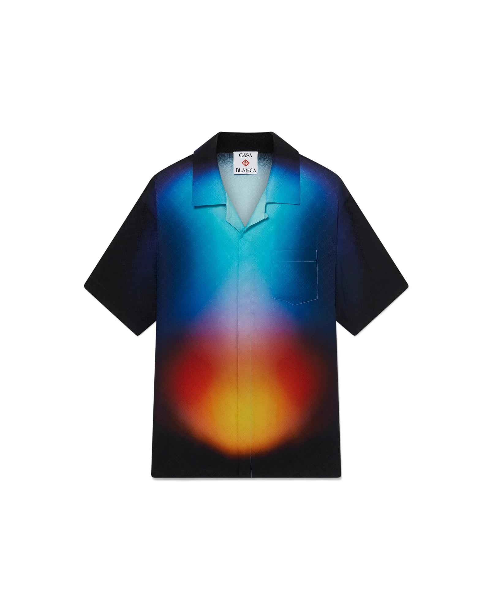 Gradient Silk Short Sleeve Shirt by CASABLANCA