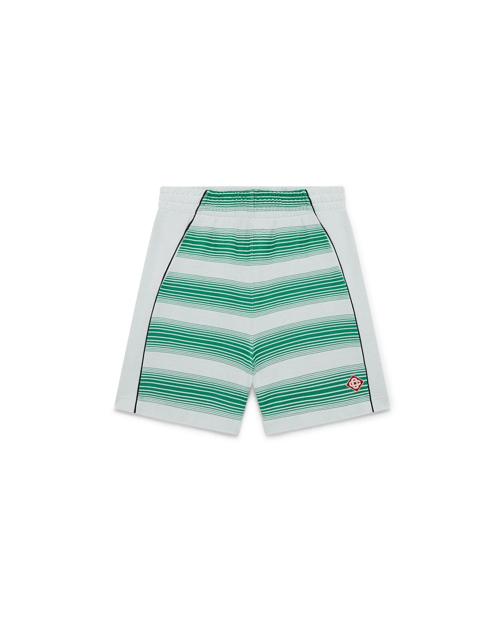 Gradient Stripe Sweatshorts by CASABLANCA