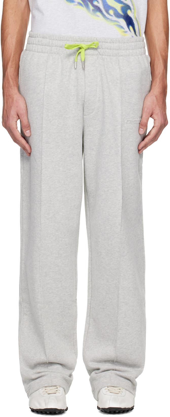 Gray Cashmere Blend Sweatpants by CASABLANCA