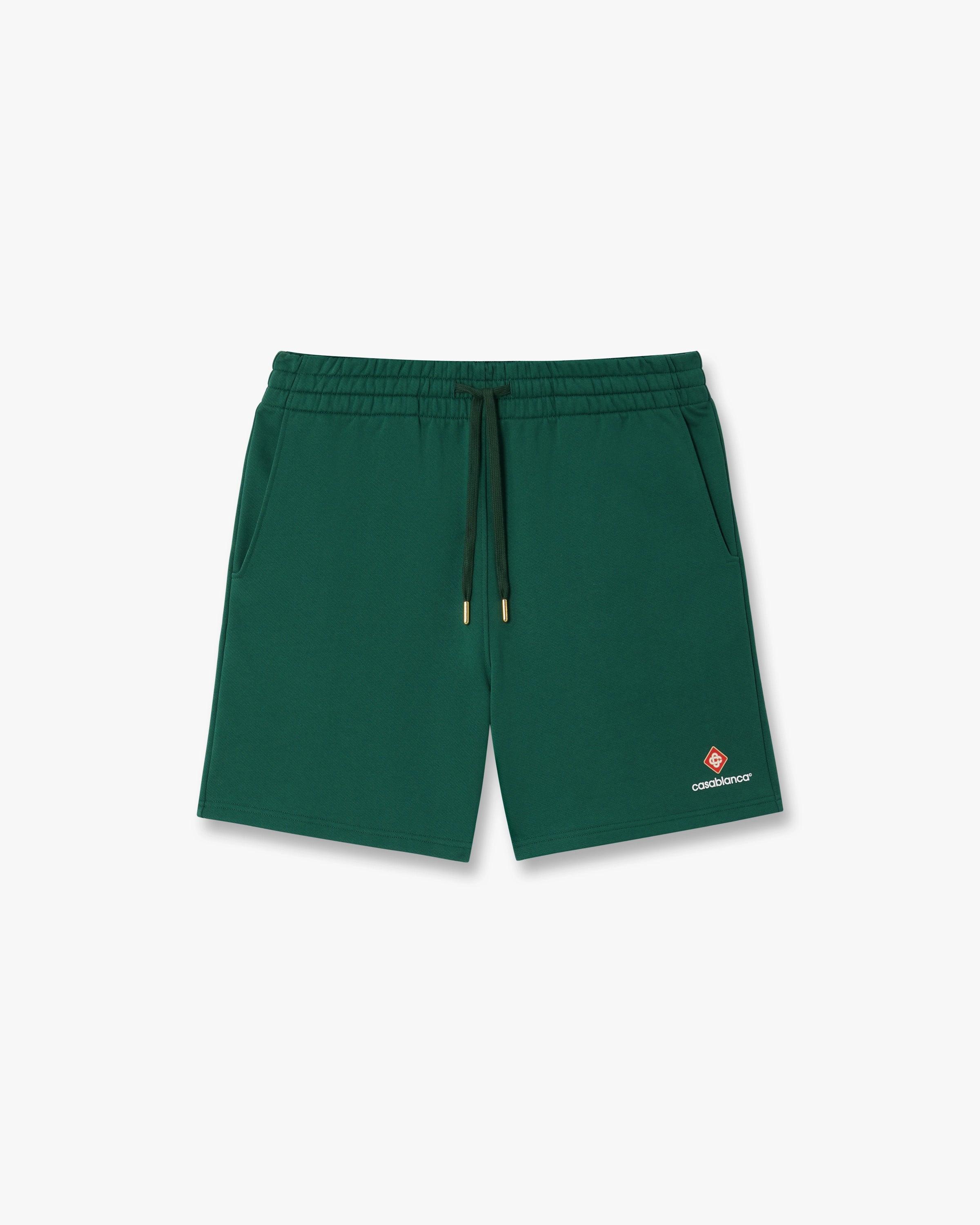 Green Casablanca Sport Type Sweatshorts by CASABLANCA